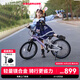 KinderKraftKK兒童自行車(chē)4-6-12歲學(xué)生單車(chē)男女孩新年禮物山地車(chē)18寸紫