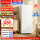 美的（Midea）無(wú)霜王136L立式家用冰柜風(fēng)冷無(wú)霜冷藏冷凍柜抽屜式冷柜一級能效節能小型冰箱BD/BC-136WEM國家補貼