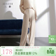 三彩2025冬季新款加絨保暖休閑長(cháng)褲高腰松緊直筒褲寬松簡(jiǎn)約M 米白色 L 165/72A 165/72A