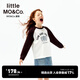 little MO&Co.貓和老鼠聯(lián)名系列 little moco童裝25秋裝新款男女童5A抑菌長(cháng)袖t 安可拉紅 抑菌 160 160/76