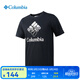Columbia哥倫比亞T恤男25年春夏新款戶(hù)外休閑透氣舒適圓領(lǐng)短袖AJ0403 001 2XL