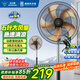 鉆石牌電風(fēng)扇家用落地扇工業(yè)扇立式搖頭扇【強勁大風(fēng)+加固加高】交流定頻輕音工廠(chǎng)車(chē)間工業(yè)電扇DFS-M014