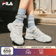FILA 斐樂(lè )官方【楊冪同款】女鞋蕨草鞋2代老爹鞋秋季透氣休閑鞋運動(dòng)鞋