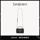 YSL圣羅蘭 女士GABY VANITY BAG 羊皮革肩帶手拿包 黑色 U