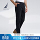 諾帝卡（NAUTICA）【商場(chǎng)同款】男裝秋冬款易穿搭舒適輕暖棉氨直筒休閑長(cháng)褲男PO2341 深藏青4DN（223） 33