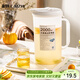 彩致（CAIZHI）冰箱涼水壺大容量冷水壺耐熱加厚塑料涼白開(kāi)檸檬水扎壺2L CZ6606