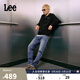 Lee726舒適直筒丹寧復古水洗藍色男牛仔褲休閑潮流