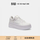 蔻馳（COACH）女士女鞋厚底運動(dòng)鞋單鞋復古百搭休閑舒適通勤輕奢 亮白色 37.5