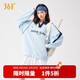 361°衛衣男女款秋季長(cháng)袖運動(dòng)休閑寬松五明治翻領(lǐng)套頭上衣632539801-1