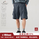 藍岐帝人MICROFT戶(hù)外超輕工裝短褲防風(fēng)防潑水輕量透氣五分褲男夏 灰藏青 XL