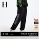 SEASON HIGHSEASON HIGH-NFL聯(lián)名男裝休閑褲時(shí)尚舒適純棉刺繡褲子S2531D009 瑪瑙黑色 常規 S (170)腰加寬
