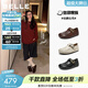 百麗（Belle）周雨彤同款伯爵吐司勃肯鞋女26春新款商場(chǎng)柔軟休閑鞋E9E1DAM6預售 啡色【周雨彤同款】 37 (235mm)