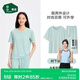 松山棉店小薄荷羅紋家居服套裝短袖顯瘦透氣睡衣短袖套裝-女薄荷綠2XL
