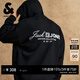 杰克·瓊斯（JACK&JONES）春季款男裝衛衣純棉百搭長(cháng)袖廓形連帽休閑上衣225433046 E40黑色 常規 L （180）