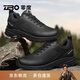 零度Zero男鞋26新款戶(hù)外運動(dòng)鞋防水抓地耐磨登山徒步旅行鞋男 黑色 40