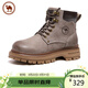 駱駝牌 經(jīng)典登山戶(hù)外大黃靴女馬丁靴戶(hù)外工裝鞋 P25W379009 沙色 38