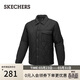 斯凱奇（Skechers）男款秋冬寬松保暖時(shí)尚休閑運動(dòng)棉服外套L425M002