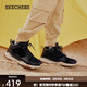 斯凱奇（Skechers）高幫男士工裝靴保暖防寒馬丁靴休閑鞋雪地增高男靴65731 黑色/BLK 42