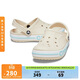 卡駱馳（CROCS）貝雅卡駱班洞洞鞋|205089 冬日白/彩色-1LI   40 (250mm)  