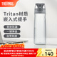 膳魔師（THERMOS）Tritan塑料水杯夏季男女運動(dòng)瓶戶(hù)外隨行杯生日禮物TCSD 迷霧灰700ml
