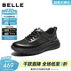 百麗（Belle）男鞋商務(wù)運動(dòng)鞋新款低幫高幫真皮商務(wù)休閑健步鞋A1354AM4預售 黑色A2424（透網(wǎng)） 40