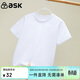 ASK JUNIOR男童短袖T恤2026夏季薄款兒童休閑純色舒適跑步上衣打底衫