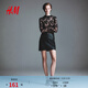 H&M春季女裝迷你半身裙1297487 黑色003 S 160/68 (36)