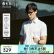 雅戈爾（YOUNGOR）短袖襯衫男白色絲免燙襯衫棉絲面料舒適透氣抗皺易打理 VSTS114879BBY漂白 41