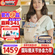 ERGObaby美國二狗背帶新生兒breeze全新升級透氣系列四式嬰兒背帶抱娃神器 breeze透氣款-野花米色