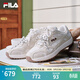 斐樂(lè )（FILA）阿甘鞋女鞋楊冪同款老爹鞋2026春新款藤蘿鞋薄底德訓鞋休閑運動(dòng)鞋 雪白/樺樹(shù)棕-SB 38