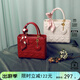 紐芝蘭（NUCELLE）戴妃包2026騏驥紅色新娘結婚包斜挎手提大容量單肩女士包生日禮物