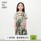 jnby by JNBY江南布衣童裝全棉A字短袖連衣裙森林動(dòng)物會(huì )夏女童兒童1O5G13320 909/粉咖系 140 cm