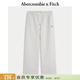 Abercrombie & Fitch【經(jīng)典直筒】經(jīng)典小麋鹿圖案美式抓絨衛褲25秋冬女裝147-5165 灰色 L (165/86A) 偏大偏長(cháng)，建議小一碼