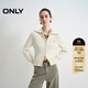 ONLY2025秋季新款質(zhì)感雙向拉鏈舒適親膚純色針織衫女|12533B008 S12亮奶油白色 XL