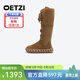 OETZI丑萌女靴長(cháng)筒雪地靴冬季新款厚底保暖加絨大頭棉鞋潮禮物 棕色T24340123 39