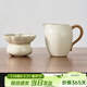 憶壺茶汝窯公道杯過(guò)濾套組陶瓷公道杯分茶器帶茶漏茶海勻杯茶漏套裝 米黃汝窯|公杯+茶漏