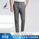 諾帝卡（NAUTICA）【商場(chǎng)同款】男裝春夏新款棉氨直筒微彈透氣休閑長(cháng)褲 PO4121太空灰0FD 32