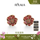 翡拉拉（fellala）「木棉花」耳釘紅色設計感耳環(huán)手繪琺瑯輕奢高級感耳飾生日禮物 商場(chǎng)同款