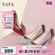 他她（TATA）酒杯鞋婚鞋新娘鞋伴娘鞋宴會(huì )高跟鞋女鞋細跟配裙子單鞋新 紅色（7cm）-流光款 36