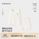 babylove寶寶背心短褲分體套裝家居服夏季薄款男女童竹棉透氣衣服睡衣
