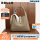 百麗包包新商場(chǎng)款送禮老錢(qián)風(fēng)真皮菜籃子手提包BL828BX5 巖石灰【2.0牛皮款】 F