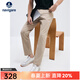 Navigare意大利小帆船休閑褲男夏季薄款免燙抗皺小腳褲彈力休閑風(fēng)百搭長(cháng)褲 古巴砂 34