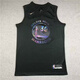 AJTD勇士隊 30號CURRY 庫里 NBA75周年 藍色 刺繡球衣 30號庫里彩虹版 M 175cm 125-140斤