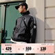 adidas寬松日常舒適運動(dòng)夾克外套男女春季新款阿迪達斯官方三葉草   黑色   M