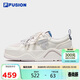 FILA FUSION斐樂(lè )官方潮牌章昊同款50-50 DX II帆布鞋新款休閑百搭運動(dòng)女板鞋