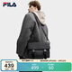 FILA 斐樂(lè )官方【黑武士】男包挎包時(shí)尚復古單肩包休閑翻蓋斜挎包
