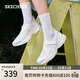 斯凱奇（Skechers）漫月瑪麗珍淺口單鞋女鞋春2026蕾絲厚底運動(dòng)休閑鞋177604
