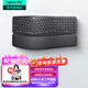 羅技（Logitech）K860無(wú)線(xiàn)藍牙鍵盤(pán) 人體工學(xué)鍵盤(pán)分體式 筆記本電腦辦公鍵盤(pán)Mac 帶手托電池款家用多設備 全尺寸 K860鍵盤(pán)(優(yōu)聯(lián)接收器)