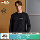 FILA斐樂(lè )官方男子套頭衛衣2026春時(shí)尚休閑基礎針織長(cháng)袖上衣