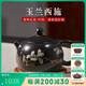 此時(shí)此刻建水紫陶茶壺彩填西施壺泡茶壺姚云超大師純手工壺建水陶茶器茶具
